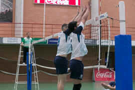 Partido UCAM - Universidad de Almería. Campeonato de España Universitario de Voleibol. Complejo Polideportivo Universitario. Abril de 2018
