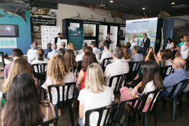 Intervención de Enrique Moreno Ostos. Presentación del I curso de verano "Mares de Andalucía". Puerto de Málaga. Julio de 2018