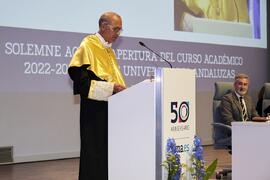 José Pablo Lara Muñoz. Solemne Acto de Apertura del Curso Académico 2022/2023 de las Universidades Andaluzas. Escuela Técnica Superior de Ingeniería Informática y Telecomunicaciones. Septiembre de 2022