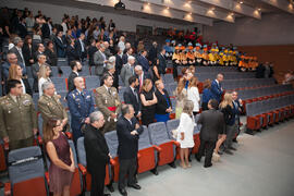 Momentos previos a la Apertura del Curso Académico 2016/2017 de la Universidad de Málaga. Salón de actos de la Escuela de Ingenierías Industriales. Septiembre de 2016