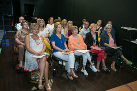 Asistentes a la conferencia "Andalucía en el teatro: del sentimiento trágico a la comedia sin estereotipos". Curso de Verano "El humor en las artes escénicas". Marbella. Julio de 2018