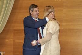 Toma de posesión de Consolación Pineda Galán como nueva Vicerrectora Adjunta de Bienestar Universitario de la Universidad de Málaga. Edificio del Rectorado. Abril de 2024
