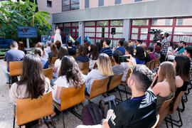 "Dialogando" con Clara Jiménez. Facultad de Ciencias de la Comunicación. Mayo de 2019