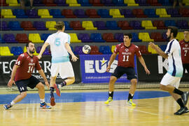Partido Universidad del Miño - Universidad de Málaga. Categoría masculina. Campeonato Europeo Universitario de Balonmano. Antequera. Julio de 2017