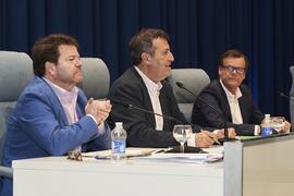 Intervención de Ernesto Pimentel. Debate electoral entre los candidatos a Rector de la Universidad de Málaga. Escuela Técnica Superior de Ingeniería Informática y Telecomunicaciones. Noviembre de 2023