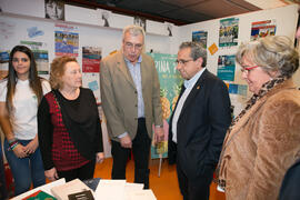 José Ángel Narváez visita el estand de la Diputación de Málaga en las Jornadas de Puertas Abiertas de la Universidad de Málaga. Complejo Polideportivo Universitario. Marzo de 2017