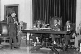 Málaga. Imposición de condecoración a Francisco Bejarano Robles. Agosto de 1963