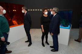 Inauguración de la exposición "Why not Korea?". Edificio del Rectorado de la Universidad de Málaga. Enero de 2022