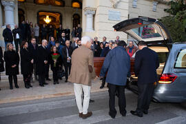 Capilla Ardiente a Eugenio Chicano. Ayuntamiento de Málaga. Noviembre de 2019