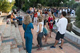 Welcome to UMA. Bienvenida a los alumnos de intercambio internacional de la Universidad de Málaga. Jardín botánico. Octubre de 2017