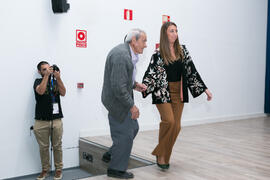 Francisco Contreras, "Súper Paco". Inauguración del 7º Congreso Internacional de Actividad Física Deportiva para Mayores. Escuela Técnica Superior de Ingeniería de Telecomunicaciones y de Informática. Noviembre de 2017
