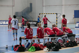 Partido Universidad de Aksaray - Universidad de Oslo. Categoría femenina. Campeonato Europeo Universitario de Balonmano. Antequera. Julio de 2017