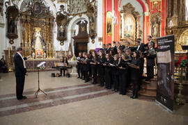 Concierto de Navidad de la Coral Sancti Petri homenaje a la Facultad de Económicas. Iglesia de los Mártires. Diciembre de 2015