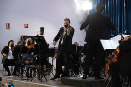 Concierto de Bandas Sonoras de la 30 edición de Fancine de la Universidad de Málaga. Auditorio de la Escuela Técnica de Ingeniería de Telecomunicaciones e Informática. Noviembre de 2020