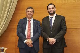 Toma de posesión de Sergio Fortes Rodríguez como nuevo Vicerrector Adjunto de Transferencia de la Universidad de Málaga. Edificio del Rectorado. Abril de 2024