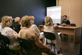 Conferencia de Manu Sánchez "El humor, un asunto muy serio". Curso de Verano "El humor en las artes escénicas". Marbella. Julio de 2018