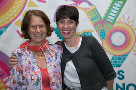 Esther Giménez-Salinas y Aida Rodríguez. Curso "Los riesgos de una sociedad radicalizada". Cursos de verano 2019 de la Universidad de Málaga. Marbella. Julio de 2019