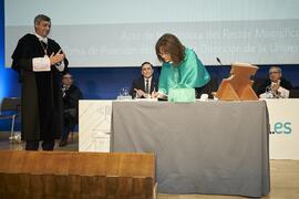 Toma de posesión de Rosario Gutiérrez Pérez como nueva Vicerrectora de Cultura de la Universidad de Málaga. Paraninfo. Marzo de 2024