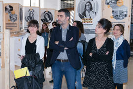 Inauguración de la exposición “arcVision Prize-Mujeres y Arquitectura” en la Escuela Técnica Superior de Arquitectura de la Universidad de Málaga. Campus de El Elijo. Marzo de 2017.