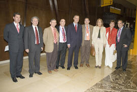 Visita del ministro Jesús Caldera. 2º Congreso Internacional de Actividad Físico-Deportiva para Mayores de la Universidad de Málaga. Palacio de Ferias y Congresos de Málaga. Marzo de 2007
