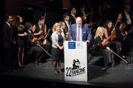 Gala Inaugural de la XXII edición de Fancine de la Universidad de Málaga. Teatro Cervantes. Noviembre de 2012