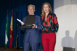 Entrega del premio Investigación Deportiva a José Luis Carretero Lestón. Gala del Deporte Universitario 2018. Escuela Técnica Superior de Ingeniería de Telecomunicaciones. Junio de 2018