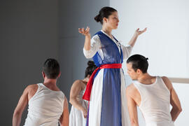 Representación de la obra "La Gaviota" de la compañía Mu Teatro. Paraninfo. Octubre de 2015