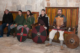Asistentes al estreno del documental "Kristina, princesa de Noruega". Covarrubias, Burgos. Octubre de 2015