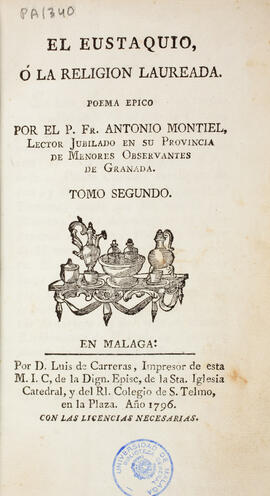 Pieza de la Biblioteca General para la exposición "Málaga moderna. Siglos XVI, XVII y XVIII". Edificio del Rectorado. Febrero de 2011