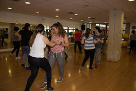 Actividad deportiva. Jornadas de Puertas Abiertas de la Universidad de Málaga. Complejo Polideportivo Universitario. Abril de 2015