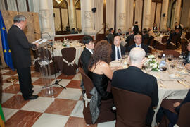 Park Sang-Eung en la cena de inauguración de la X Tribuna España - Corea. Ayuntamiento de Málaga. Octubre de 2015