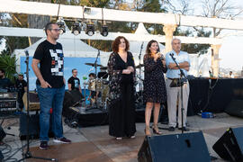 Presentación. Festival solidario en los Baños del Carmen. Cursos de Verano de la Universidad de Málaga. Málaga. Julio de 2019