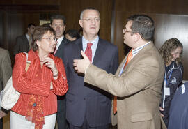 Visita del ministro Jesús Caldera. 2º Congreso Internacional de Actividad Físico-Deportiva para Mayores de la Universidad de Málaga. Palacio de Ferias y Congresos de Málaga. Marzo de 2007