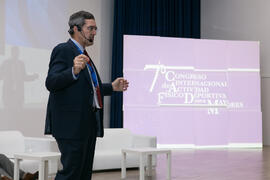 Alfonso J. Cruz. Conferencia inaugural. 7º Congreso Internacional de Actividad Física Deportiva para Mayores. Escuela Técnica Superior de Ingeniería de Telecomunicaciones y de Informática. Noviembre de 2017