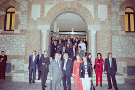Inauguración del Rectorado por el príncipe Felipe. Málaga. Abril de 2002