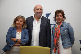 Presentación de Fernando Ocaña como nuevo director del Fancine. Rectorado. Septiembre de 2010