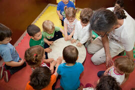 En clase. Escuela Infantil Francisca Luque. Campus de Teatinos. Mayo de 2014