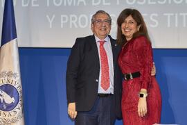 Toma de posesión de Sara Robles Ávila como catedrática del Área de Lengua Española de la Universidad de Málaga. Paraninfo. Diciembre de 2022