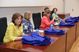 Intervención de Isabel Morales. Graduación y clausura del curso del Aula de Mayores de la Universidad de Málaga. Paraninfo. Junio de 2015