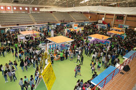 Jornadas de Puertas Abiertas de la Universidad de Málaga. Complejo Polideportivo Universitario. Abril de 2018