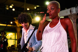 Concierto de Free Soul Band. Festival solidario en los Baños del Carmen. Cursos de Verano de la Universidad de Málaga. Málaga. Julio de 2019