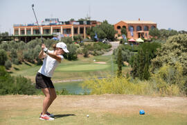 Jugadora de la Universidad de Navarra. Campeonato Europeo de Golf Universitario. Antequera. Junio de 2019