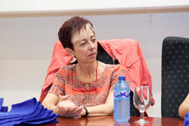 Isabel Jiménez Lucena en la clausura de la XIX edición del Curso Aula de Mayores de la Universidad de Málaga. Paraninfo. Junio de 2014