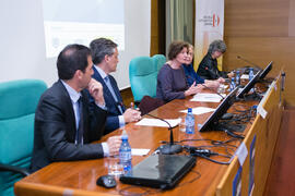 Mesa 3: "La perspectiva de las personas (físicas y jurídicas)". Jornada "Brexit y Gibraltar. Un reto con oportunidades conjuntas". Edificio del Rectorado. Febrero de 2017