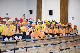Asistentes a la Apertura del Curso Académico 2015/2016 de la Universidad de Málaga. Paraninfo. Septiembre de 2015