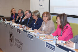 Presentación de los cursos de verano de la Universidad de Málaga. Rectorado. Mayo de 2014