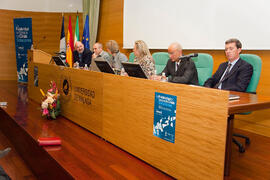 Nombramiento de D. Fernando Ocaña como Alumno de Honor de Facultad de Ciencias Económicas y Empresariales de la Universidad de Málaga. Rectorado. Marzo de 2009