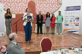 Discurso de Susana Cabrera. Cena de gala con motivo del Campeonato Europeo Universitario de Balonmano. Antequera. Julio de 2017