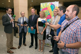 Momentos previos a la inauguración de los Cursos de Verano de la Universidad de Málaga. Marbella. Julio de 2018