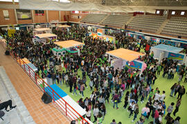 Jornadas de Puertas Abiertas de la Universidad de Málaga. Complejo Polideportivo Universitario. Abril de 2018